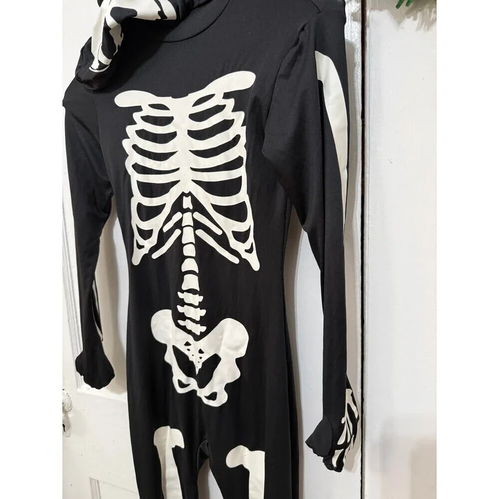 Youth Kids size medium Spirit Halloween skeleton costume